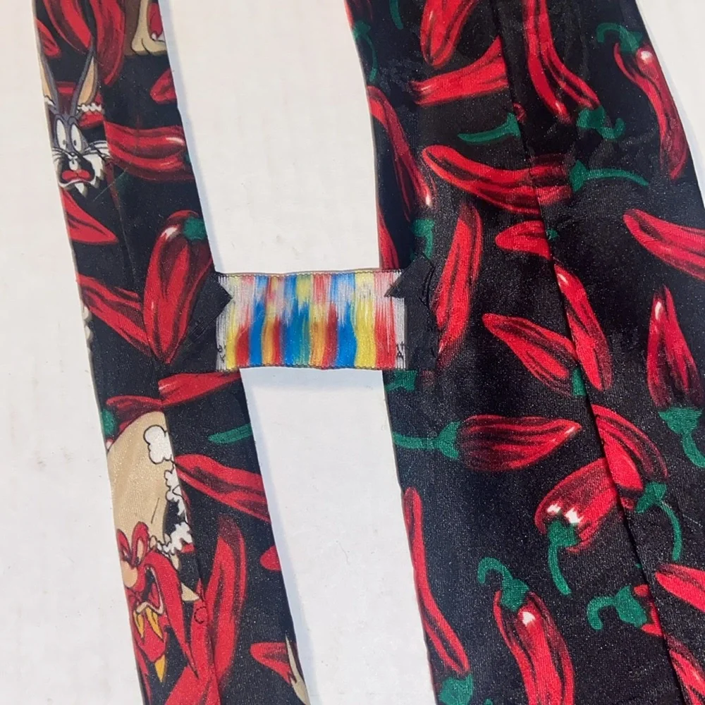 Vintage Loony Tunes Mania 1996 Speedy Gonzales, Yosemite Sam, Elmer Fudd tie